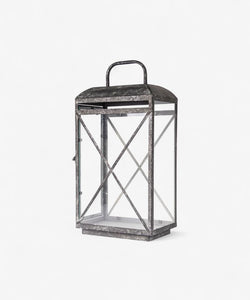 French Country Collections Jardin Lantern Large Aged Grey