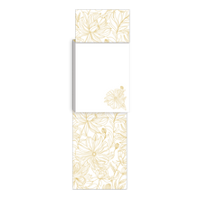 Load image into Gallery viewer, Punch Studio D White Dahlias- Brooch Notepad
