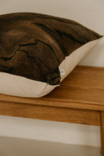 Load image into Gallery viewer, River &amp; Isle Umber Marble Cushion 50x50

