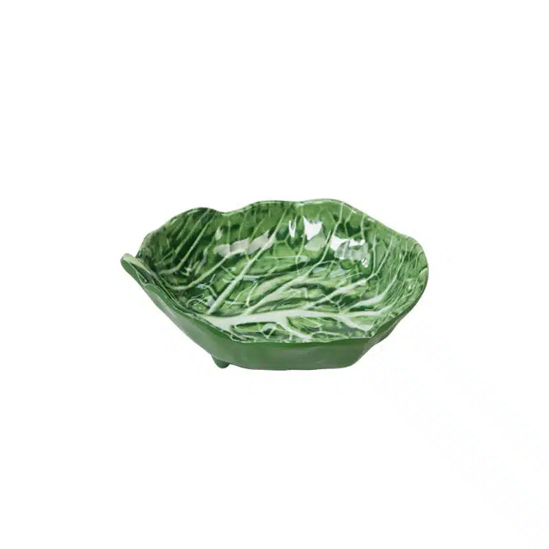 Le Forge Melamine Cabbage Leaf Small Dish 13cm