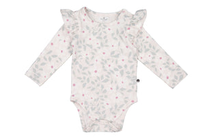 Burrow & Be Bellis Flutter Long Sleeve Bodysuit