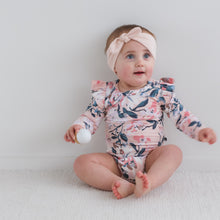 Load image into Gallery viewer, Burrow &amp; Be Long Sleeve Flutter Bodysuit- Fleur Print
