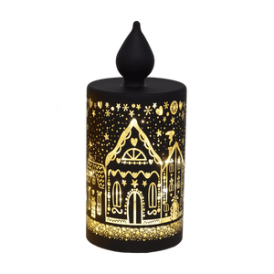SamX Black Etched Candle
