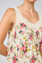 Load image into Gallery viewer, Arabella New Floral V Neck Laced Nightie
