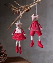 Load image into Gallery viewer, French Country Collections Red Harry Mouse Hanging
