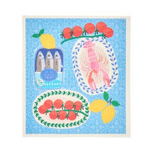 Load image into Gallery viewer, Annabel Trends Swedish Style Dish Cloths set of 2-Sardines/Sicily
