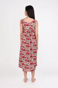 Arabella V-neck Nightie- Floral 4