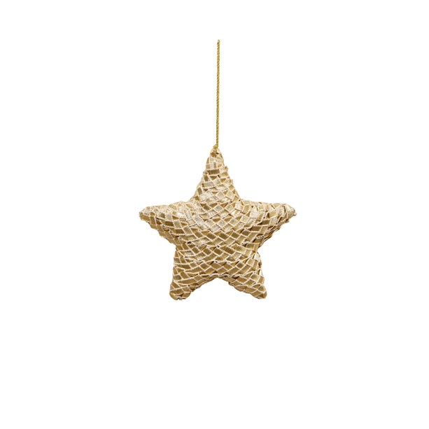 Maytime Majestic Hanging Lace Star- Gold