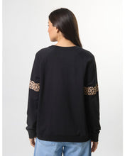 Load image into Gallery viewer, Stella &amp; Gemma Classic Sweatshirt- Silver Cross Leopard
