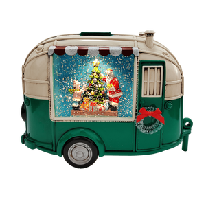 SamX Lava Camper Green with Santa Scene