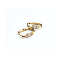 Load image into Gallery viewer, Lindi Kingi Gold Eden Hoops
