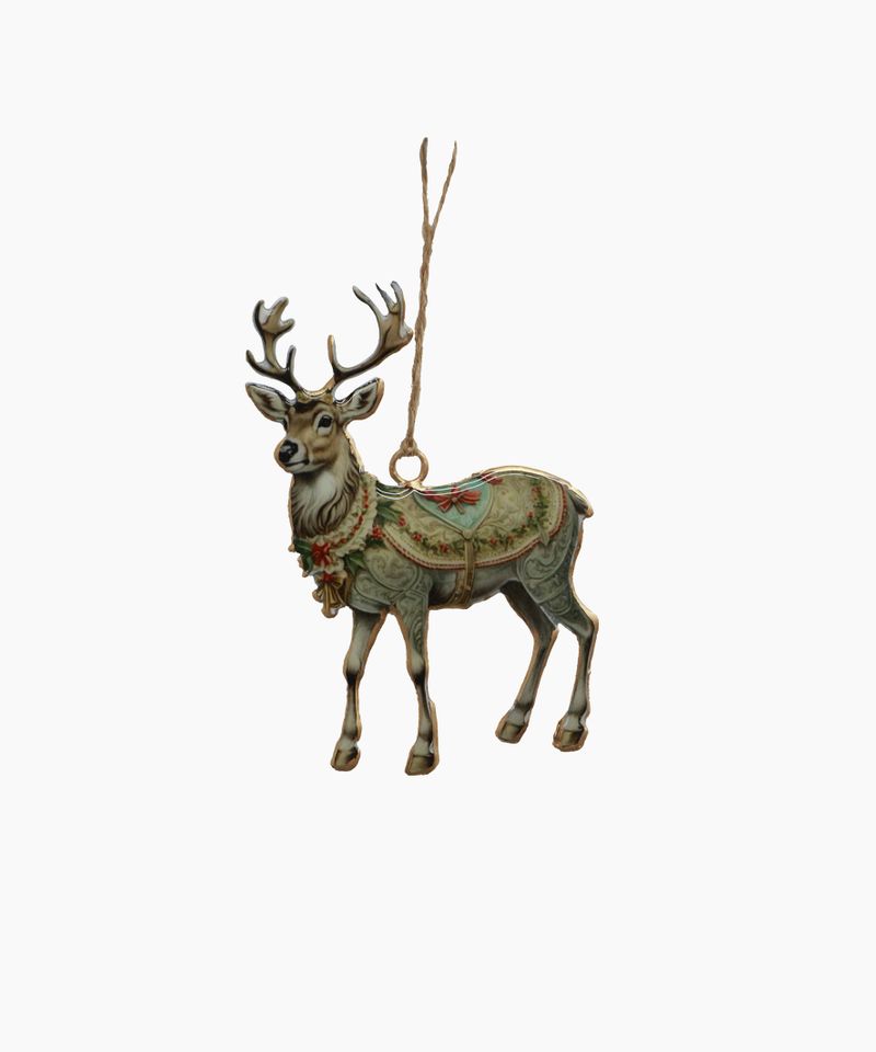 French Country Collections Margo Embellished Hanging Deer