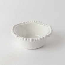 Load image into Gallery viewer, Le Forge Melamine Pearl Snack Bowl 12cm- White
