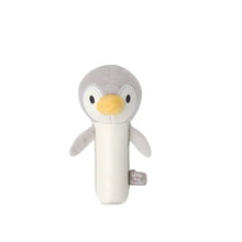 Load image into Gallery viewer, Little Big Friends Squeaker Rattle- Martin the Penguin
