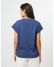 Load image into Gallery viewer, Stella &amp; Gemma Soho Cuff Tee- Ocean Blue
