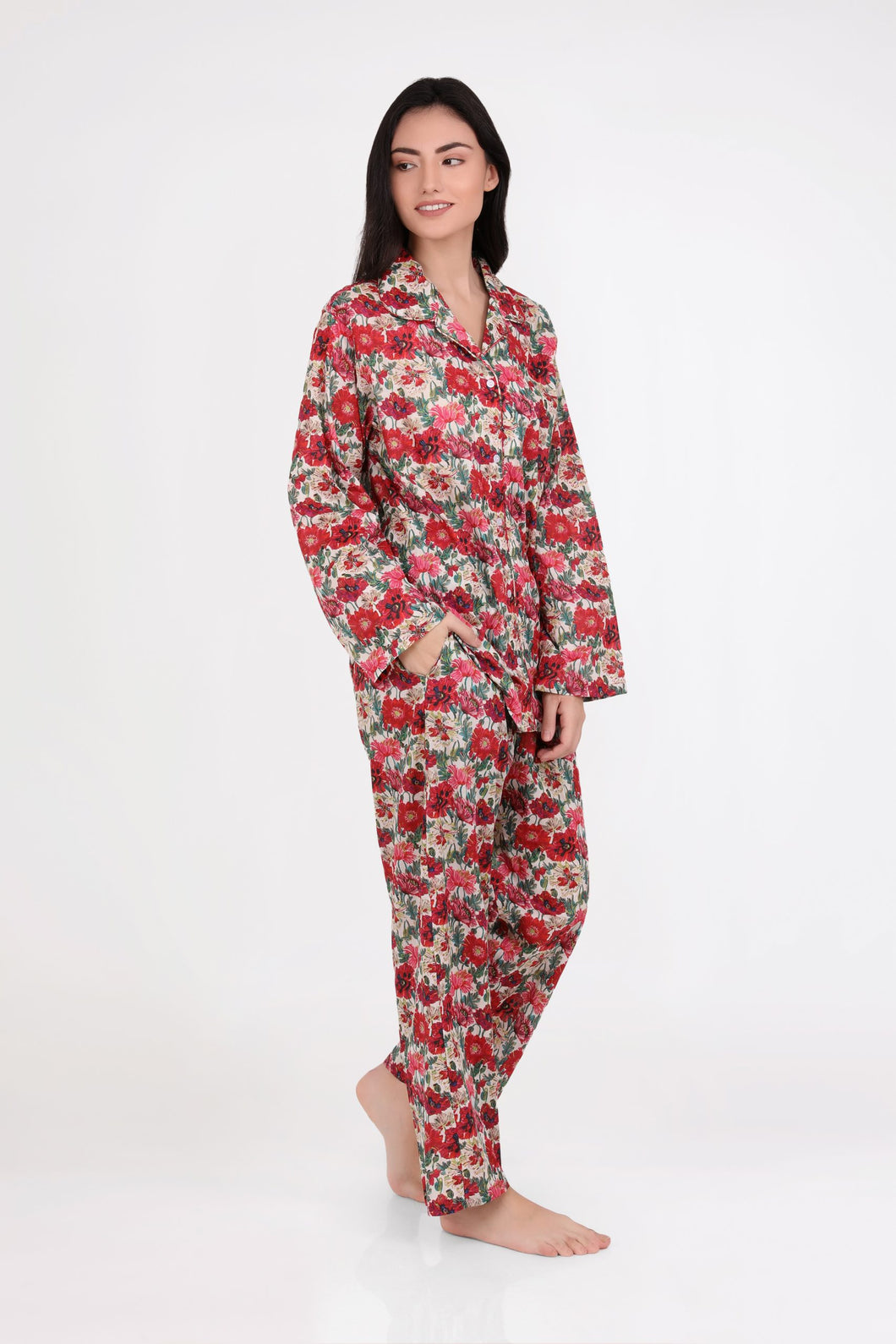 Arabella Long Pyjama Set- Floral 4