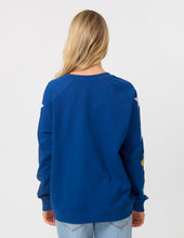 Load image into Gallery viewer, Stella &amp; Gemma Classic Sweater- Navy Star Crossed
