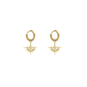 Lindi Kingi Solstice Sleepers Gold & Pale Lemon