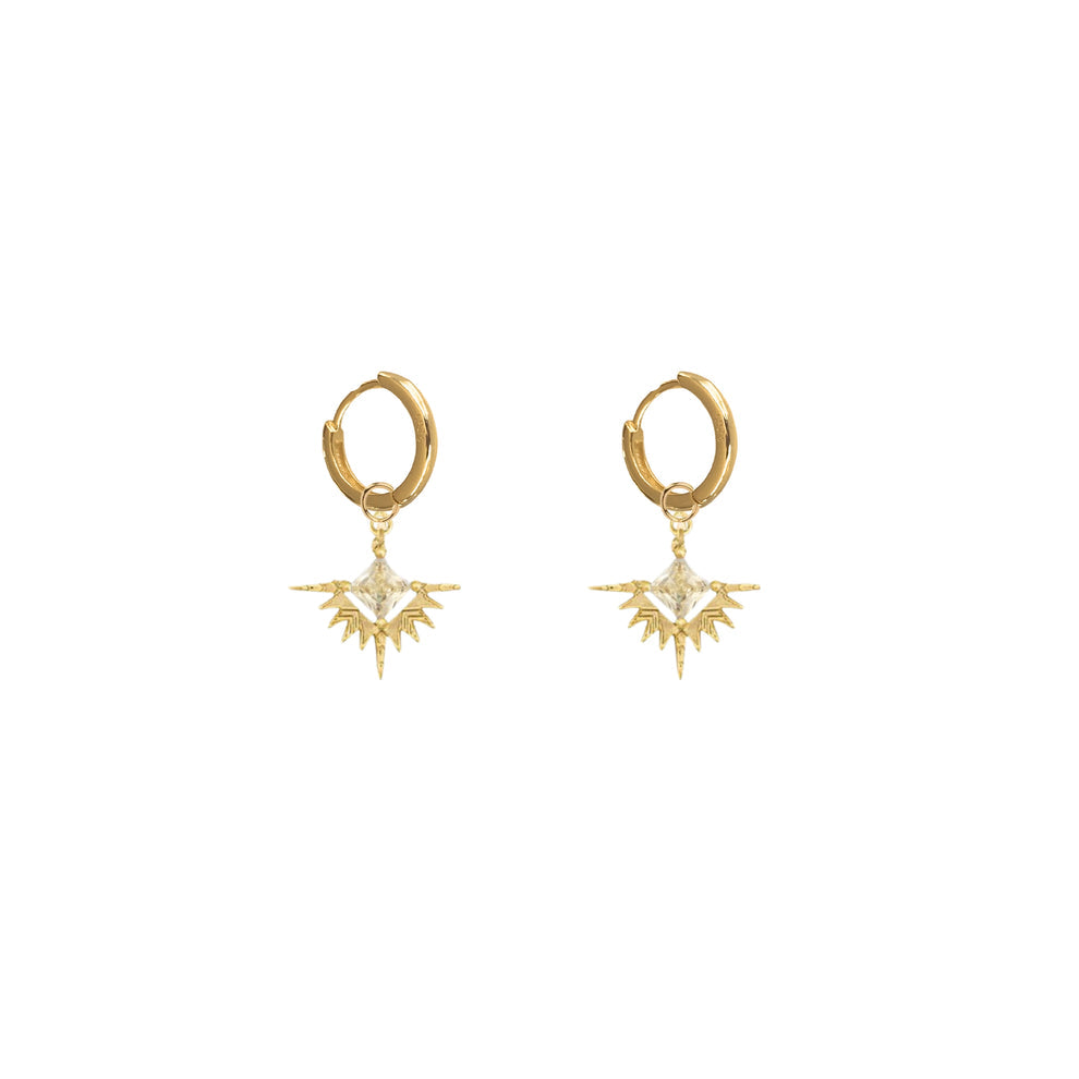 Lindi Kingi Solstice Sleepers Gold & Pale Lemon