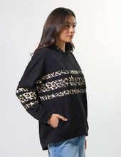 Load image into Gallery viewer, Stella &amp; Gemma Newport Hoodie Icon- Black Leopard
