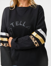 Load image into Gallery viewer, Stella &amp; Gemma Newport Pocket Sweatshirt- Black Rotation
