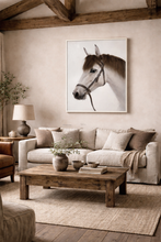 Load image into Gallery viewer, Rembrandt Bad Hair Day- White Horse Canvas

