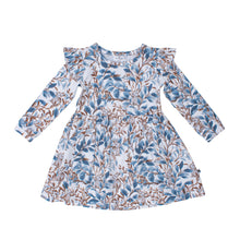 Load image into Gallery viewer, Burrow &amp; Be Eden Long Sleeve Flutter Dress
