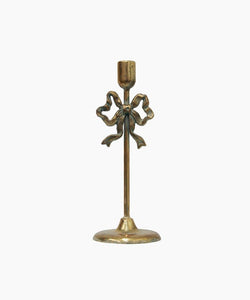 French Country Collections Bow Design Candleholder Large