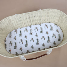 Load image into Gallery viewer, Little Bee by Dimples Bassinet Sheet-Cowboys
