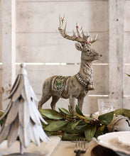Load image into Gallery viewer, French Country Collections Grey Deer with Bells
