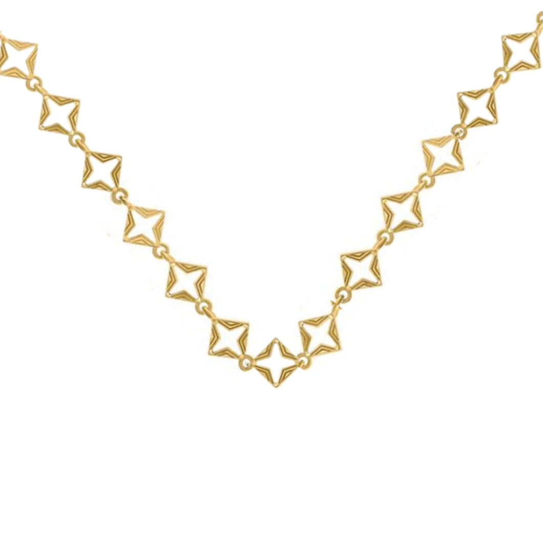 Lindi Kingi Gold Byzante Embrace Necklace