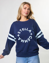 Load image into Gallery viewer, Stella &amp; Gemma Essential Sweat Rotation- Navy
