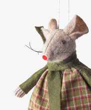 Load image into Gallery viewer, French Country Collections Green Tilly Mouse Hanging
