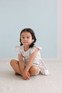 Burrow & Be Bellis Flutter Sleeve Dress