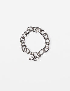 Stella & Gemma Chunky Fob Bracelet- Silver