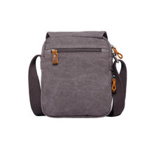 Load image into Gallery viewer, Troop Classic 239 Small Zip Front Cross Body Bag- Charcoal
