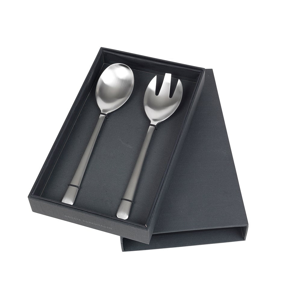 Maytime Broste Cutlery Hune Large Salad Server set of 2- Satin