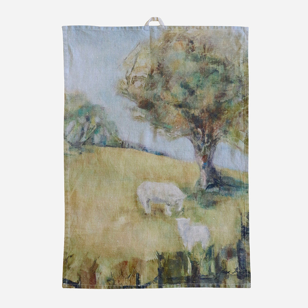 CC Interiors Cornwall Park Linen Tea Towel
