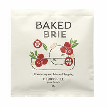Load image into Gallery viewer, Herb &amp; Spice Baked Brie Cranberry &amp; Almond Topping
