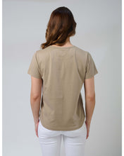 Load image into Gallery viewer, Stella &amp; Gemma Ace T-Shirt- Sage Leopard Cross
