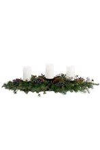 Load image into Gallery viewer, Flower Systems Woodland Blueberry Candle Centrepiece 96cm
