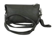 Load image into Gallery viewer, Urban Forest Sofie Small Leather Clutch/Sling- Rambler Forest Green
