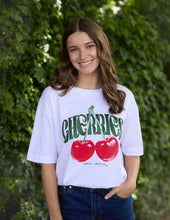 Load image into Gallery viewer, Stella &amp; Gemma Porter Tee- White Cherie
