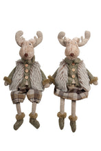 Load image into Gallery viewer, Flower Systems Mr Moose Sitting Moss Green/Taupe Large
