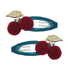 Load image into Gallery viewer, Mimi &amp; Lula Pom Cheeries Clips
