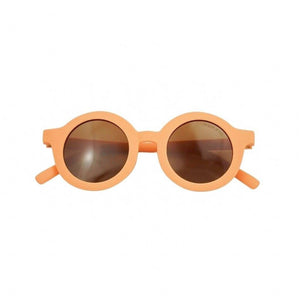 Grech & Co New Round Polarized Sunglasses- Melon