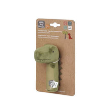 Load image into Gallery viewer, Little Big Friends Squeaker Rattle- Rex the Tyrannosaurus
