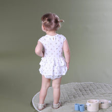 Load image into Gallery viewer, Little Bee by Dimples Cotton Skirt Bodysuit- Floral
