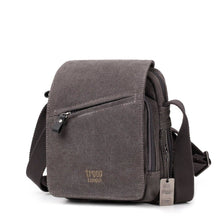 Load image into Gallery viewer, Troop Classic Zip Front Cross Body Bag-Charcoal

