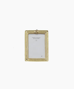 French Country Collections Ribbed Bee Frame Gold 4x6